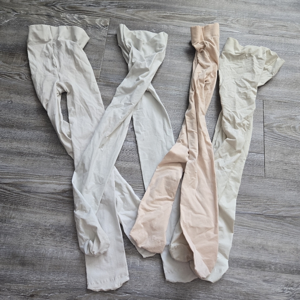 Toddler Set of Neutral Tights